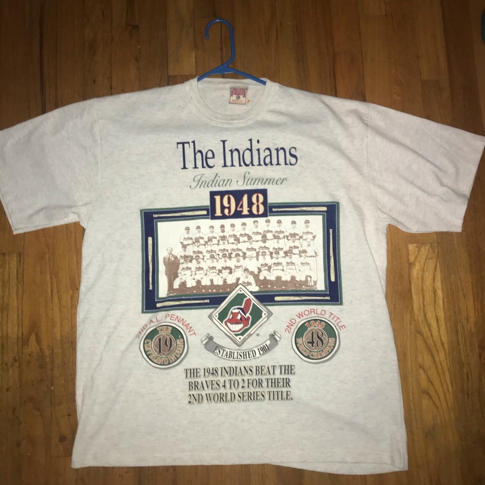 Vtg Cleveland Indians T Shirt Sz XL!!! Rare!!!